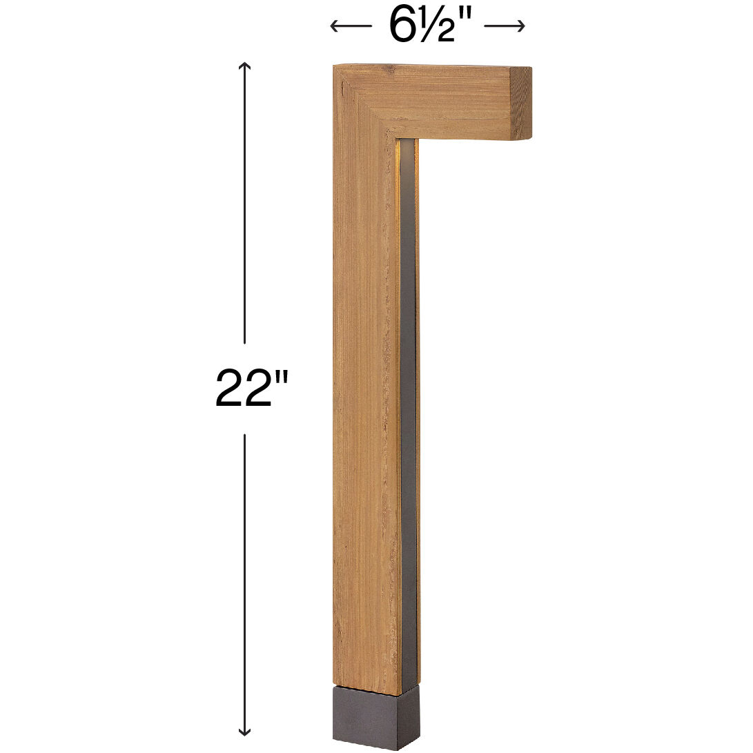 Hardy Island Atlantis 12v 1.50 watt Cedar Landscape Path Light