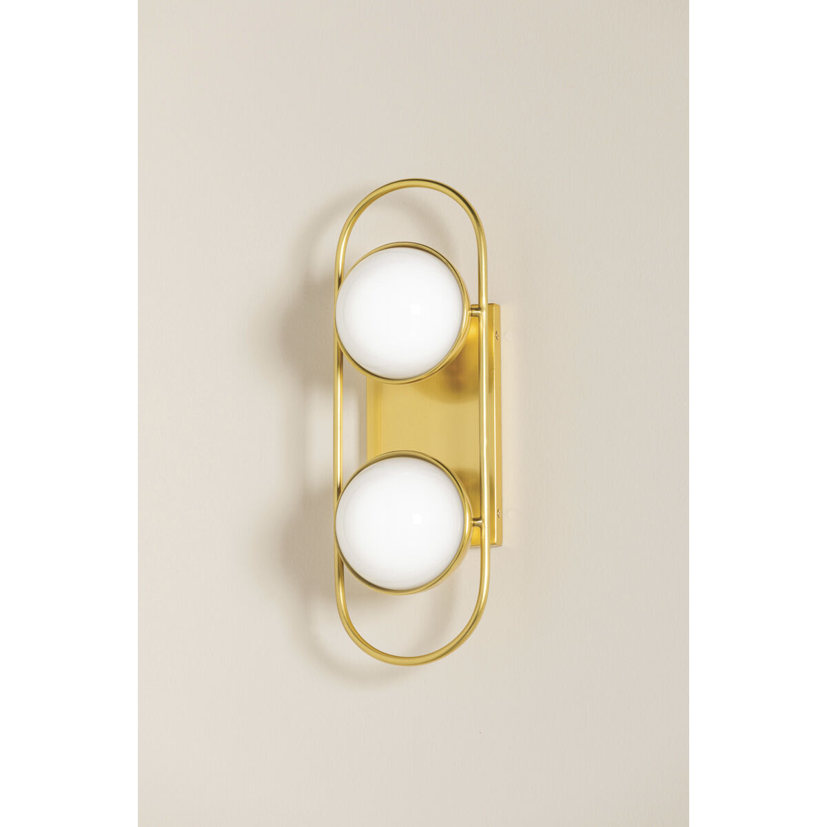 Amy 2 Light 16 inch Aged Brass Bath and Vanity Wall Light