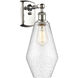Ballston Cindyrella 1 Light 7 inch Polished Nickel Sconce Wall Light in Incandescent, Seedy Glass
