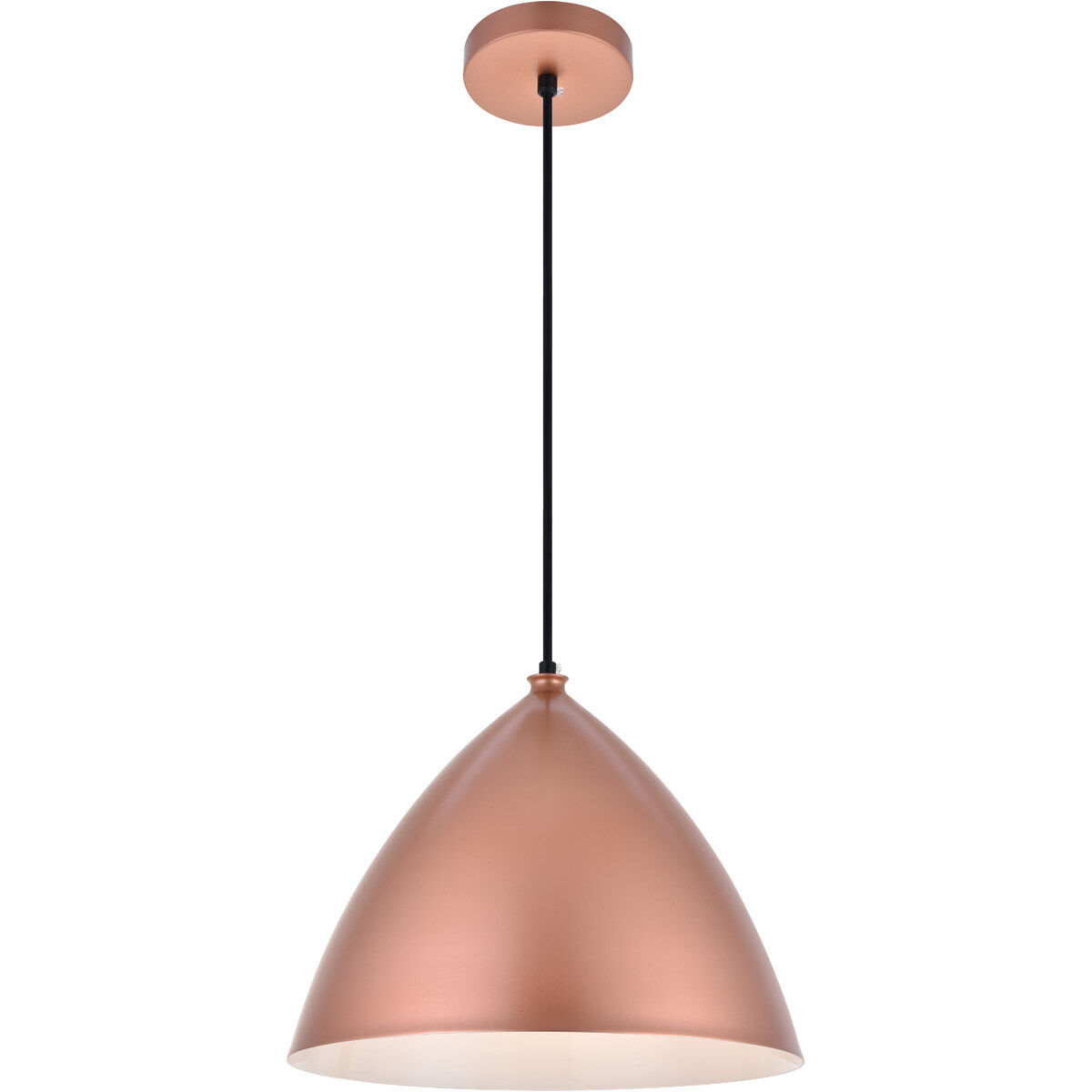 Kenneth 1 Light 13.5 inch Honey Gold Pendant Ceiling Light