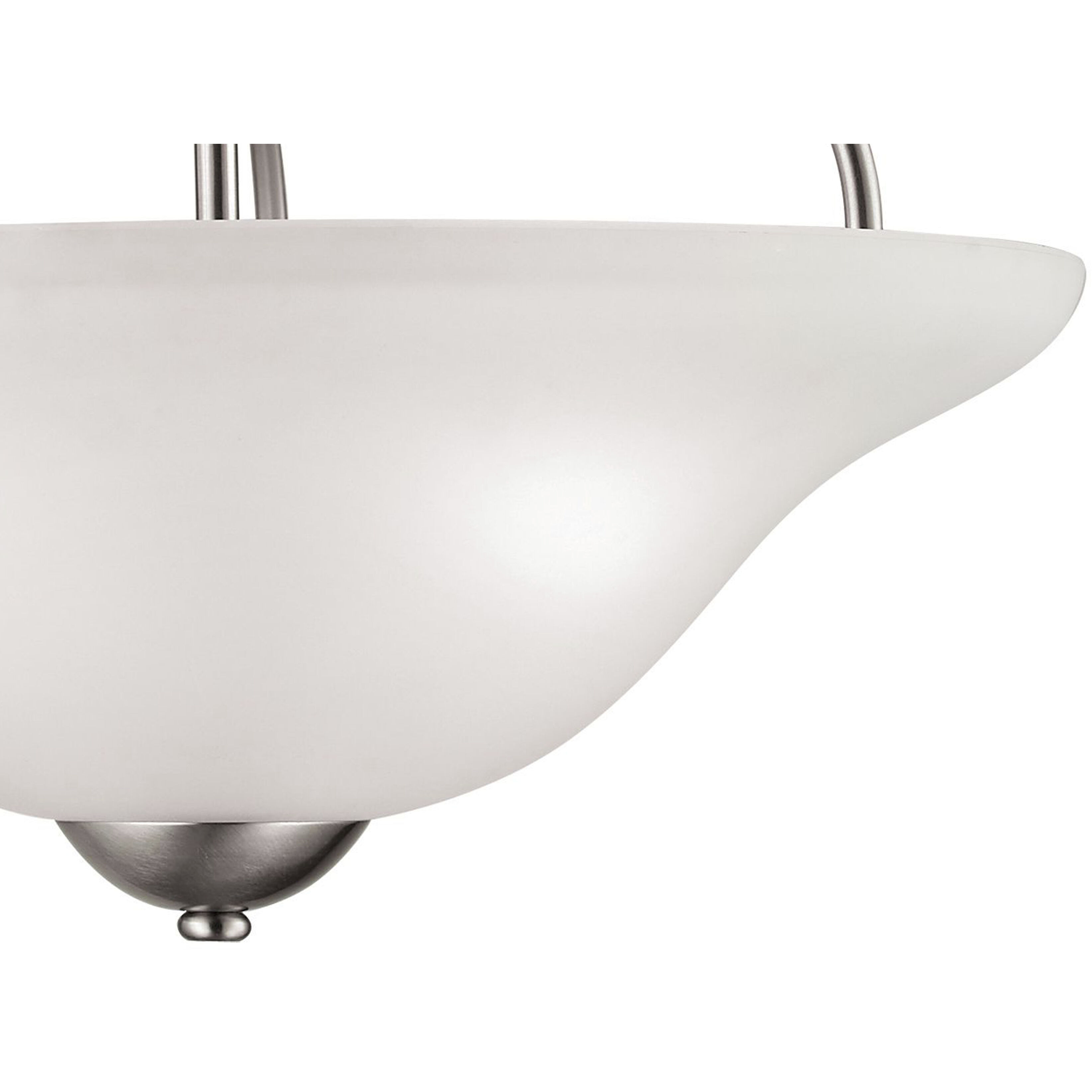 Conway 3 Light 18 inch Brushed Nickel Pendant Ceiling Light