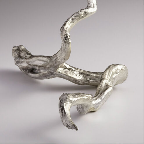 Drifting Silver 14 X 12 inch Sculpture, Small