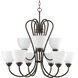 Tavita 9 Light 30 inch Antique Bronze Chandelier Ceiling Light