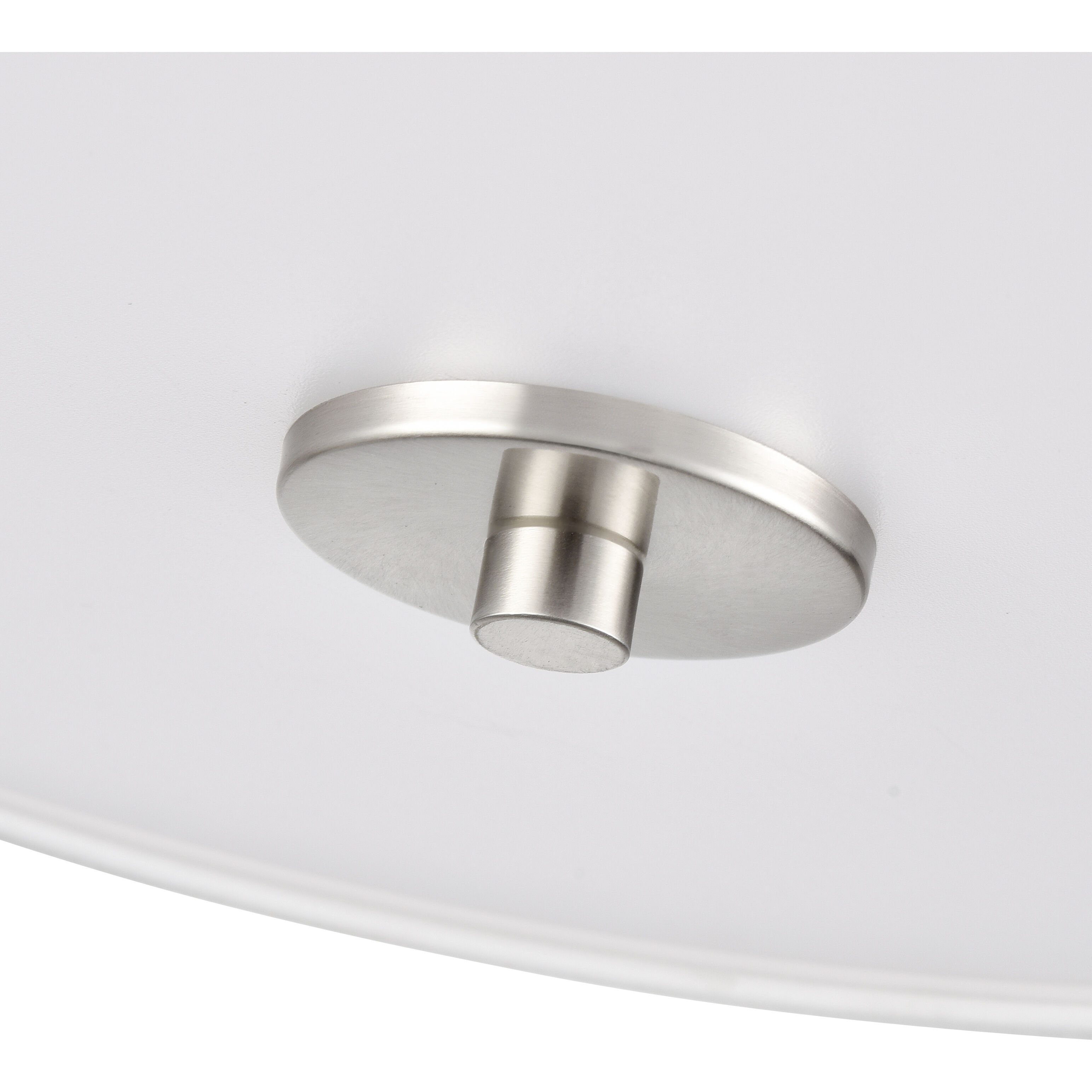 Guyten 2 Light 13 inch Brushed Nickel Flush Mount Ceiling Light
