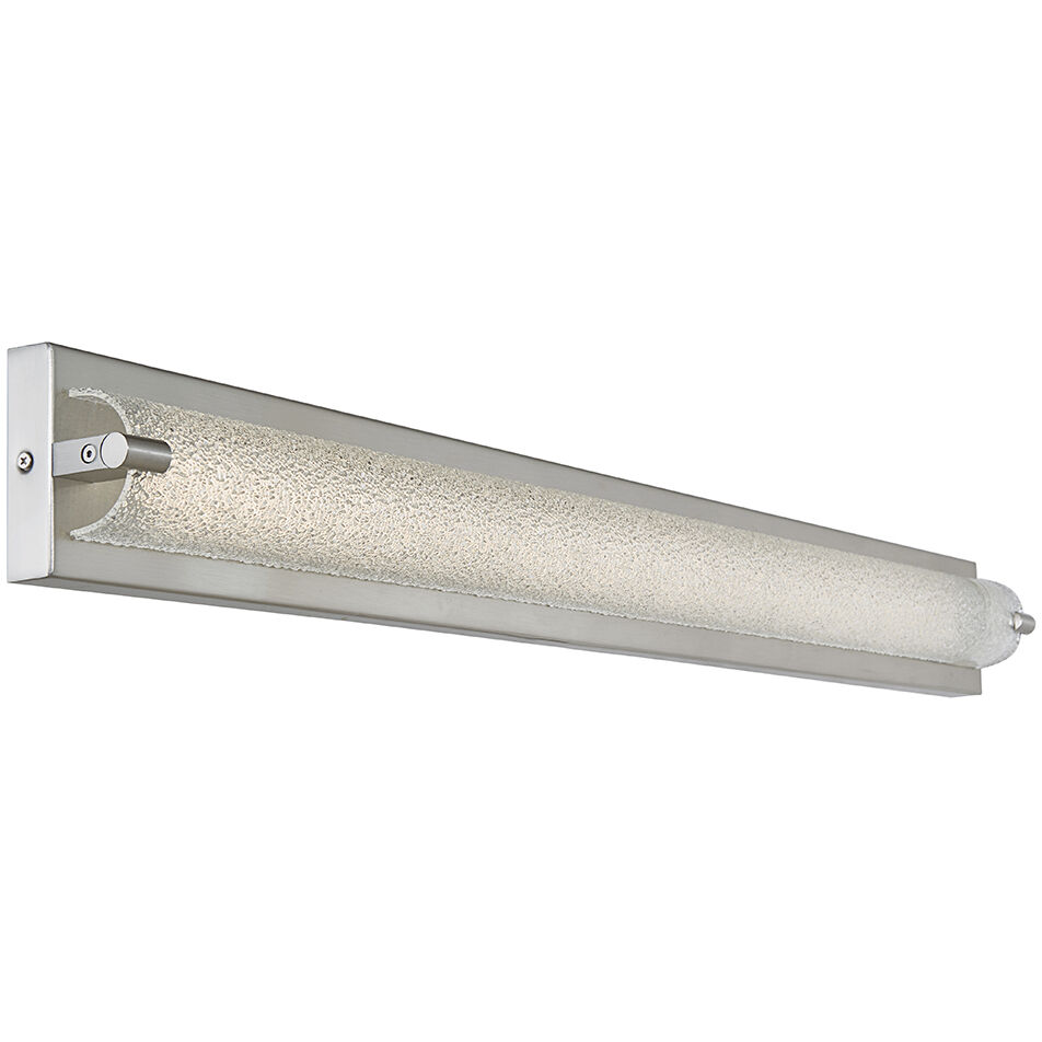 Veil LED 40.2 inch Brushed Nickel Bath Vanity Light Wall Light
