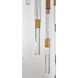 Canada 25 Light 28 inch Gold Chandelier Ceiling Light