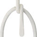 Knot 71 inch 150.00 watt White Gesso Floor Lamp Portable Light
