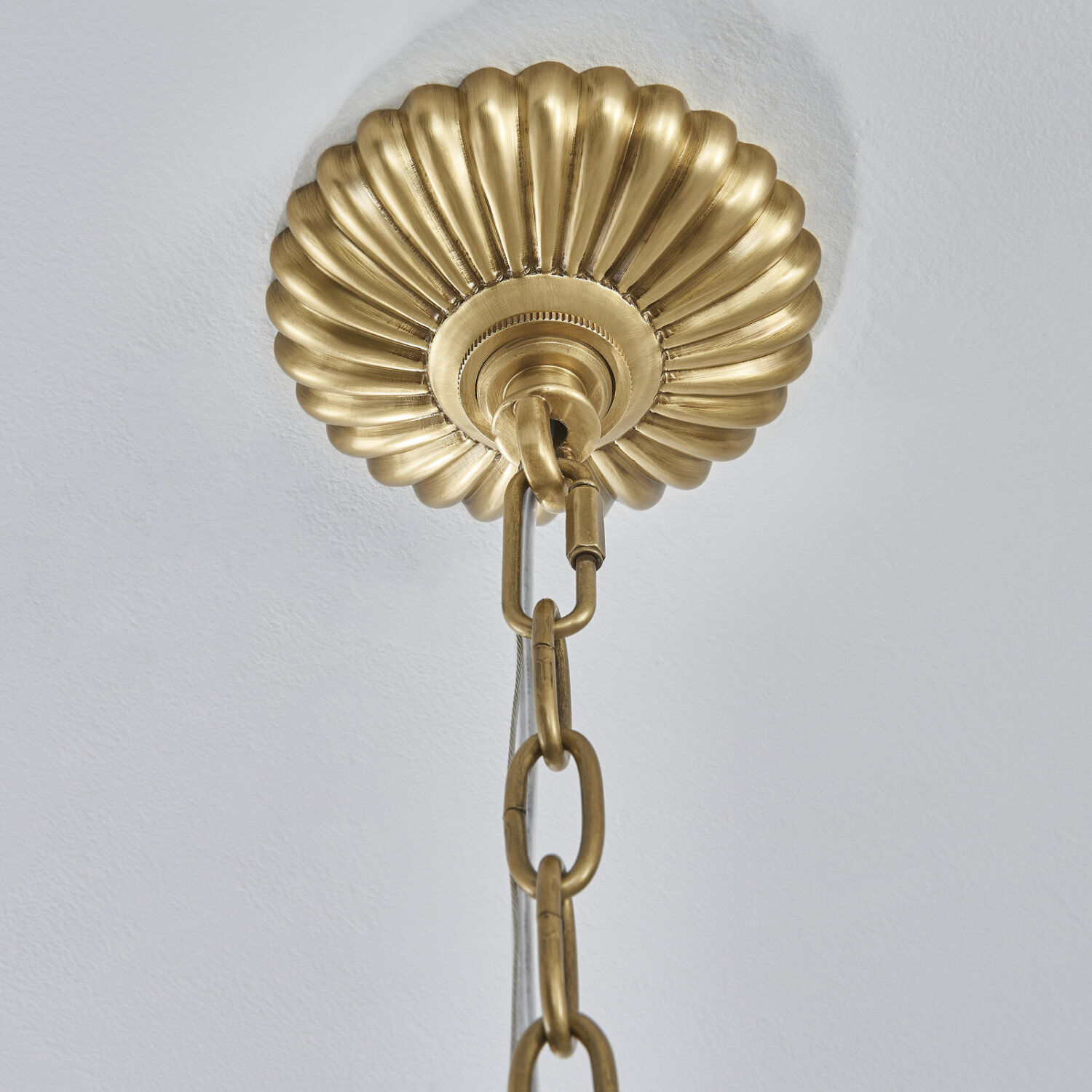 Alloro 8 Light 32 inch True Brass Pendant Ceiling Light