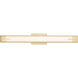 Chase LED 33 inch Modern Gold Bath Vanity Light Wall Light