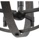 Allegheny 6 Light 32 inch Matte Black Chandelier Ceiling Light, Design Series