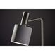 Emmett 23 inch 60.00 watt Brushed Steel Desk Lamp Portable Light in White