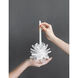 Selenite Stone 5.5 X 4.5 inch Candle Holder