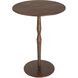 Industria 21.7 X 15.7 inch Rustic Copper Bronze Accent Table
