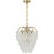 Boa 5 Light 16 inch Warm Brass Chandelier Ceiling Light