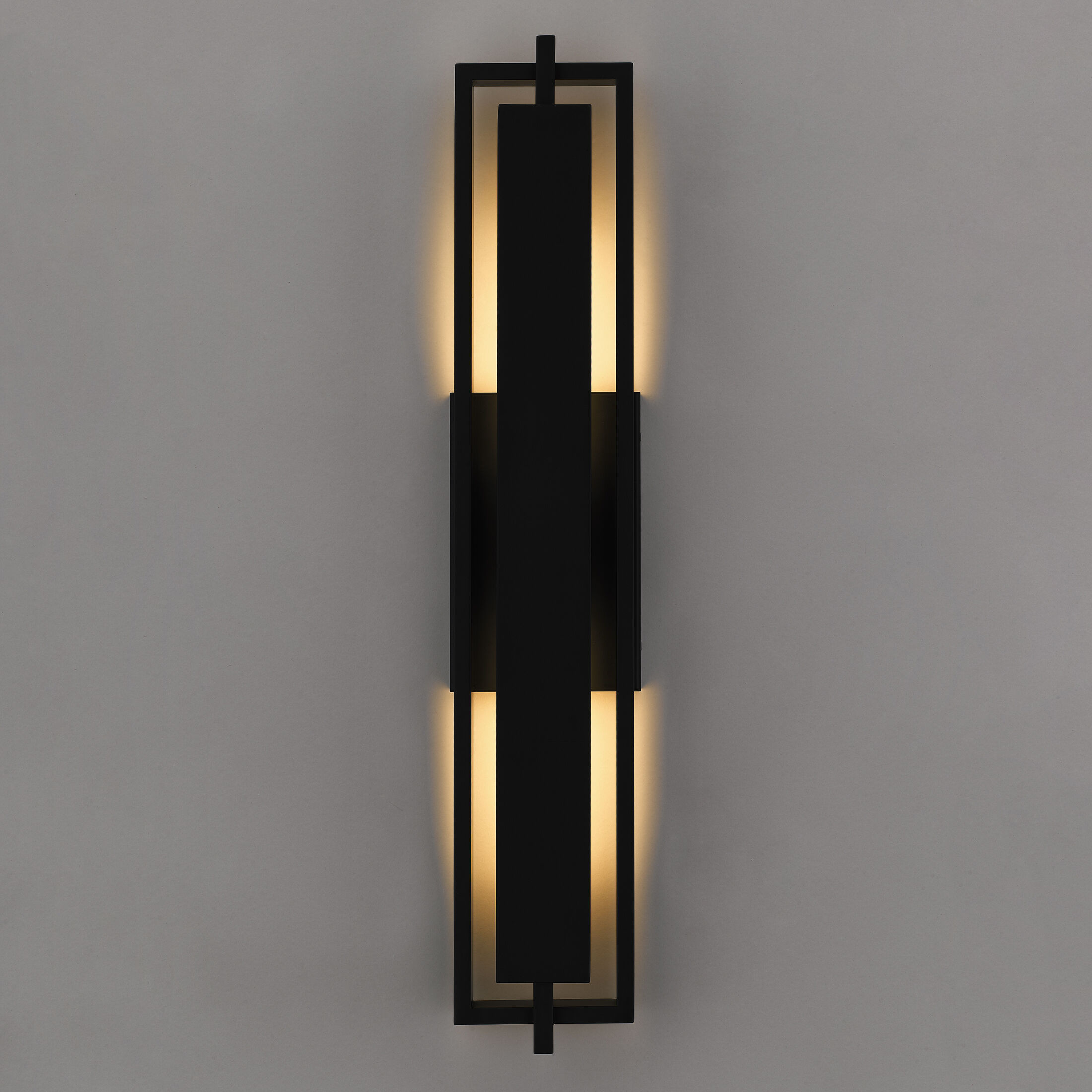 Pointsett LED 30 inch Matte Black Outdoor Wall Lantern, Extra Large