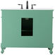 Danville 42 X 21 X 36 inch Vintage Mint Vanity Sink Set