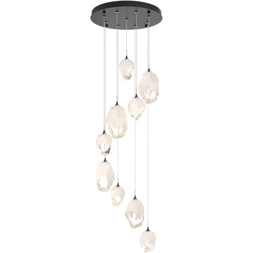 Chrysalis 9 Light 20.5 inch Ink Pendant Ceiling Light in White Crystal