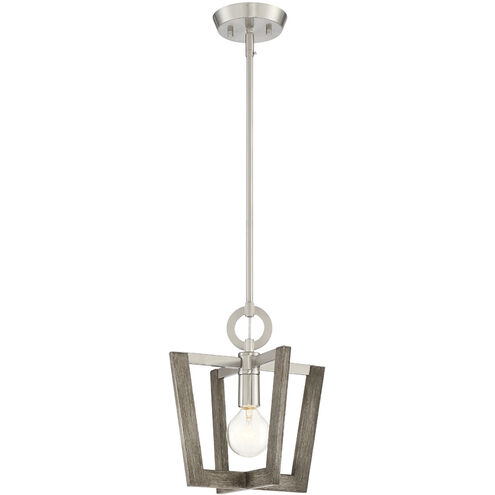 Westend 1 Light 12 inch Satin Platinum Mini Pendant Ceiling Light