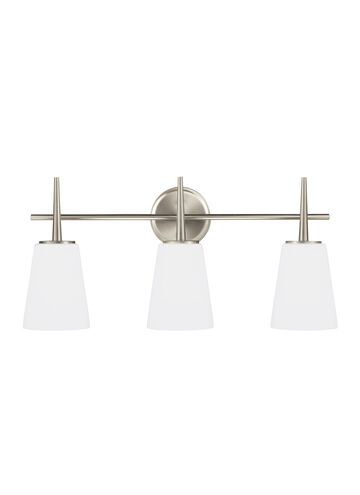 Driscoll 3 Light 24.5 inch Brushed Nickel Wall Bath Fixture Wall Light