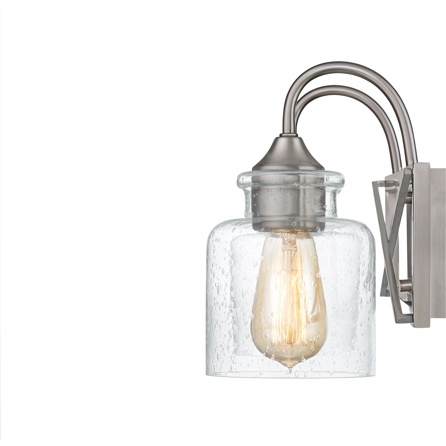 Bartley 2 Light 16 inch Brushed Nickel Bath Light Wall Light