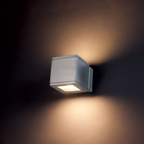 Rubix LED 5 inch Brushed Aluminum Outdoor Wall Light