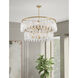 Willow 14 Light 45 inch Legacy Brass Pendant Ceiling Light