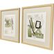 Sage Treasures Green and Beige and Black Framed Art