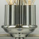 Wyndham 3 Light 8.5 inch Chrome Flush Mount Ceiling Light