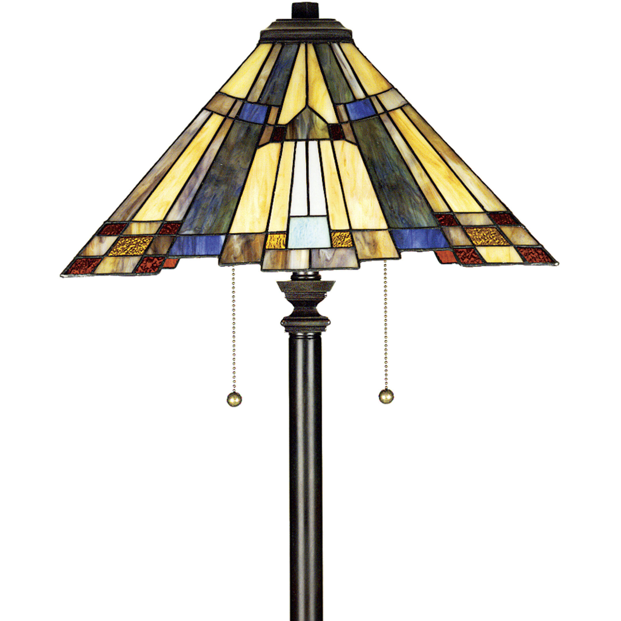 Inglenook 62 inch 75 watt Valiant Bronze Floor Lamp Portable Light, Naturals