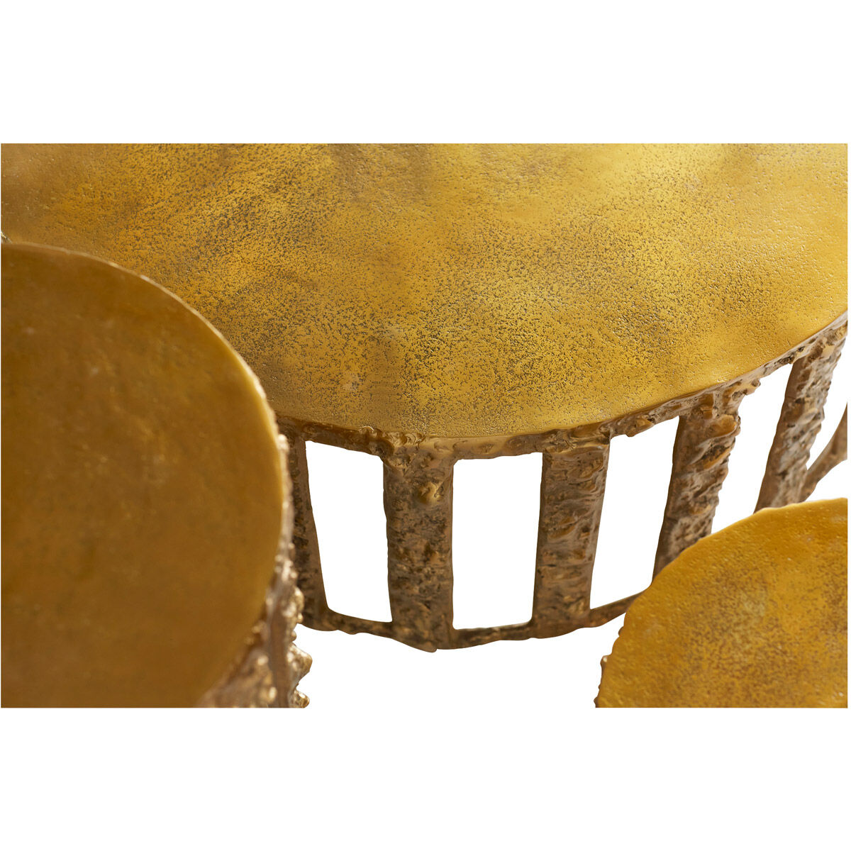 Lucila 13 inch Gold Accent Table, Small