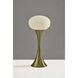 Otis 19 inch 60.00 watt Antique Brass Table Lamp Portable Light