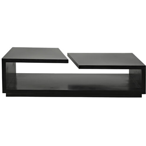 Shift 65 X 33 inch Matte Black Coffee Table