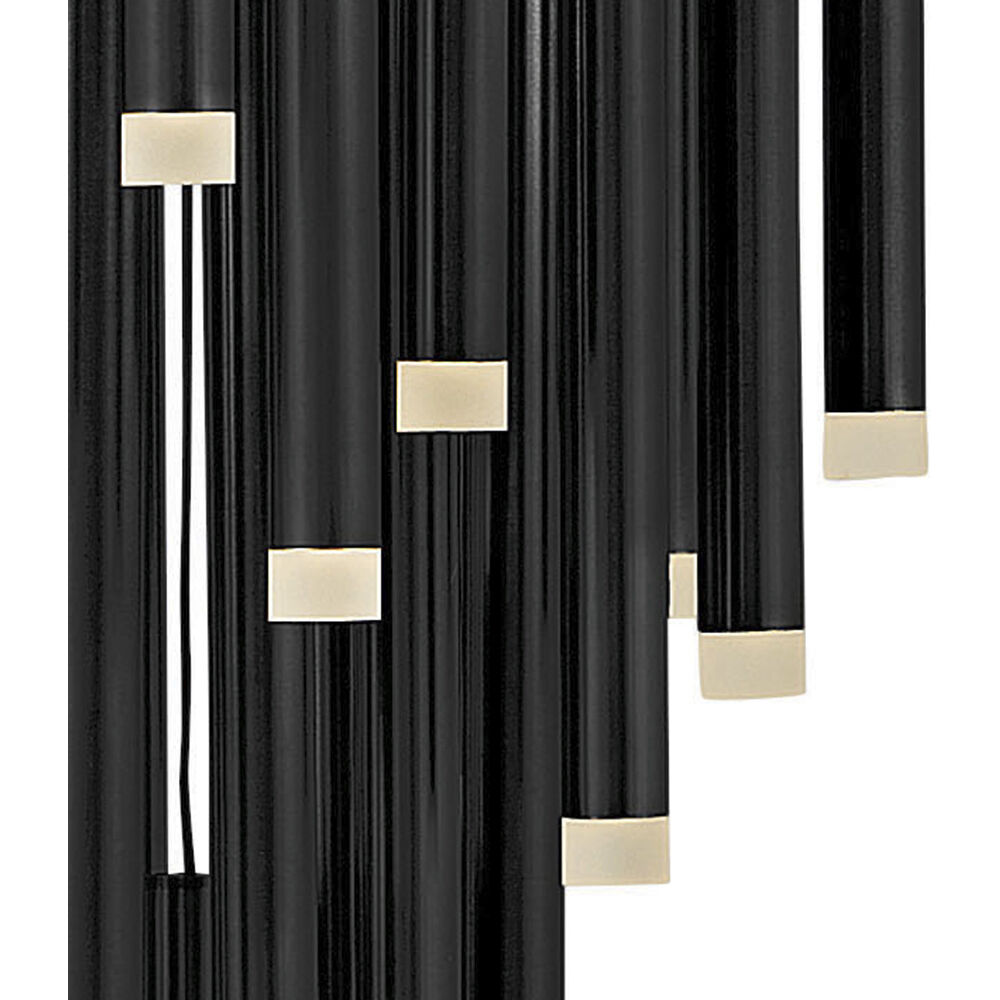 Harmony LED 18 inch Black Chandelier Ceiling Light