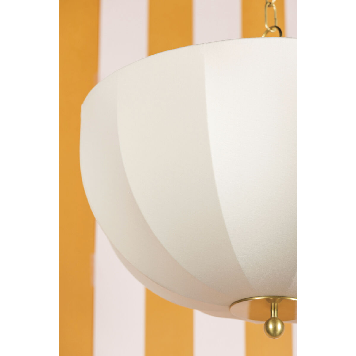 Meshelle 1 Light 20.25 inch Aged Brass Pendant Ceiling Light