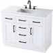 Alden 42 X 35 inch White Bathroom Vanity Cabinet