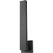 Edge LED 18.5 inch Black Outdoor Wall Light