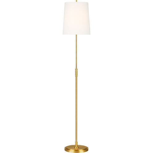 TOB by Thomas O'Brien Beckham Classic 65.5 inch 9 watt Burnished Brass Floor Lamp Portable Light