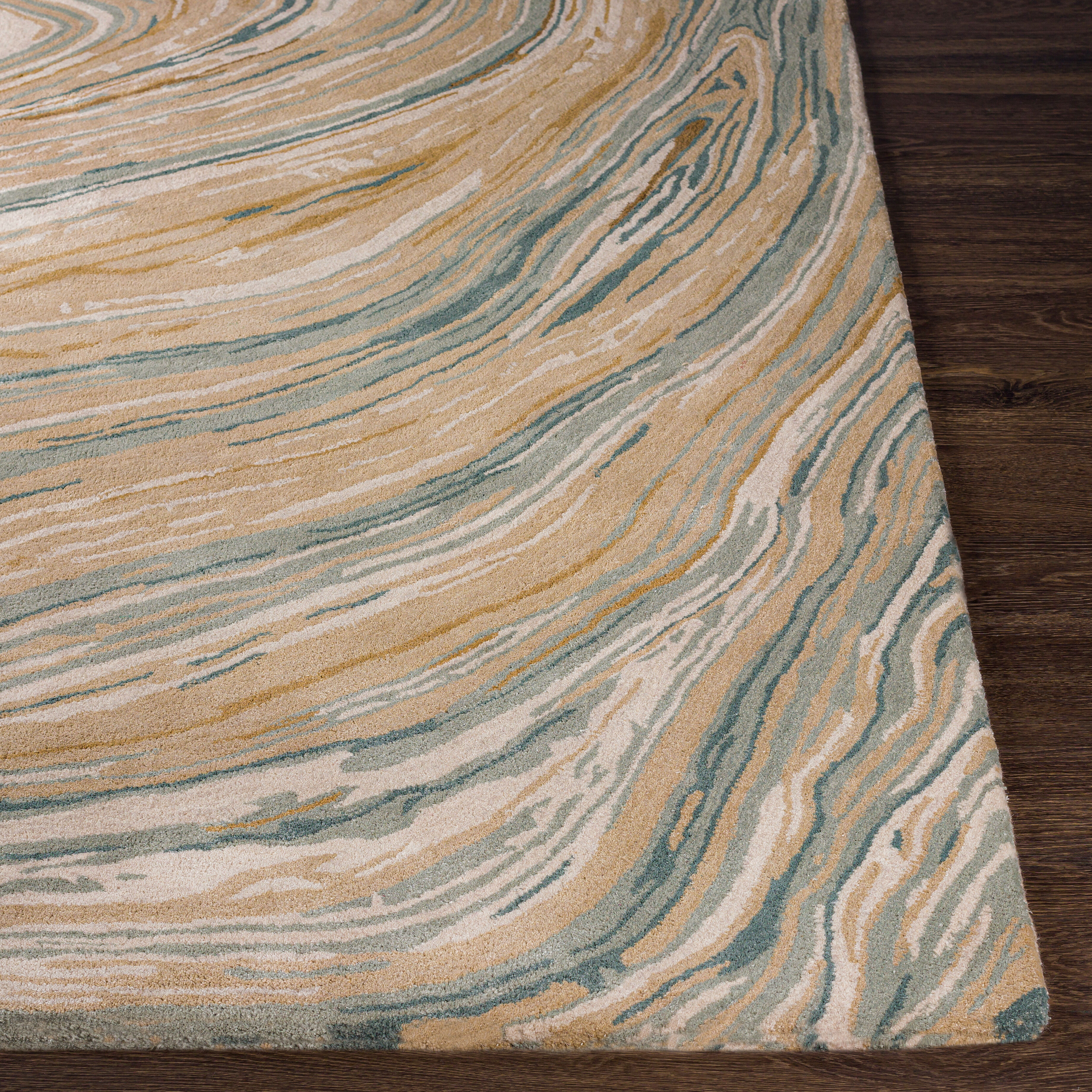 Kavita 144 X 106 inch Tan Rug in 9 X 12, Rectangle