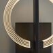 Arena 1 Light 8 inch Black Sconce Wall Light