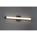 Maxx 30 inch Matte Black Vanity/Bath Bar Wall Light
