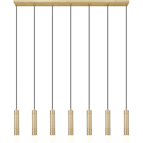 Stari Linear Chandelier Ceiling Light in Modern Gold