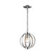 Nevaeh 1 Light 9 inch Chrome Pendant Ceiling Light