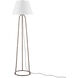 Annetta 66.5 inch 150 watt Dark Antique Brass Floor Lamp Portable Light