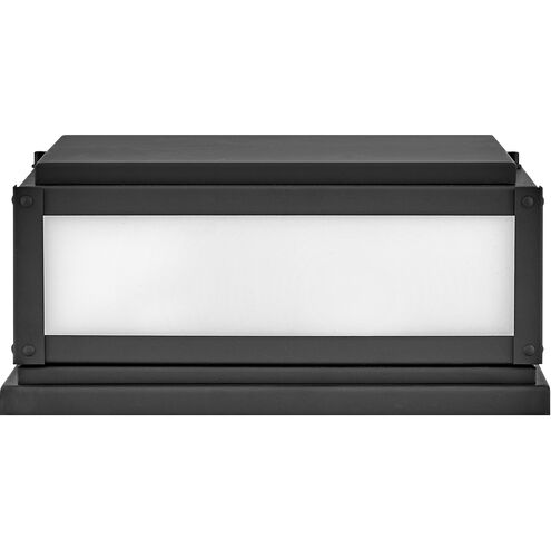 Estate Series Max 2 Light 12 inch Black Outdoor Pier Mount