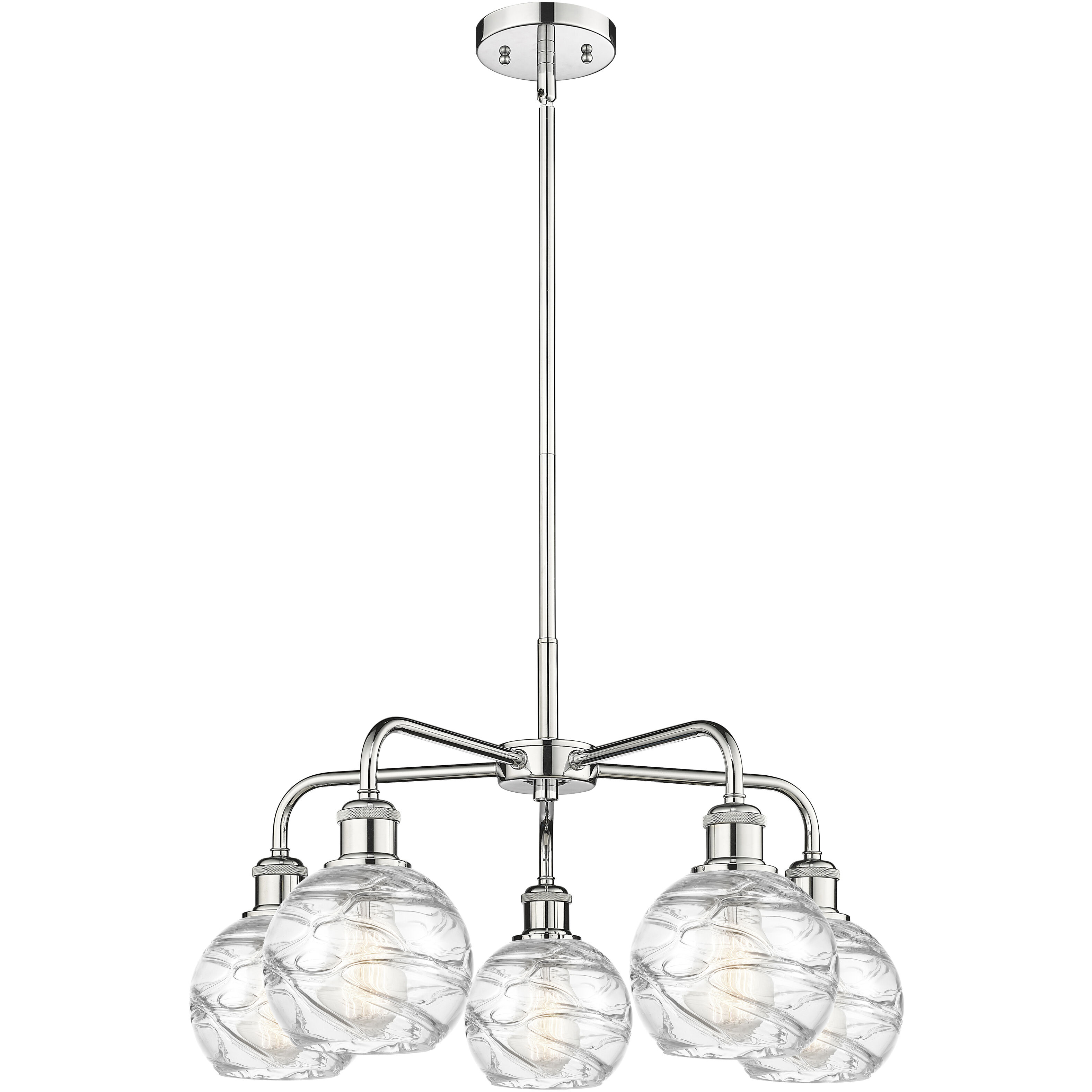 Swirl chrome ceiling light hotsell