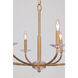 Atella 8 Light 36 inch Ashen Gold Chandelier Ceiling Light