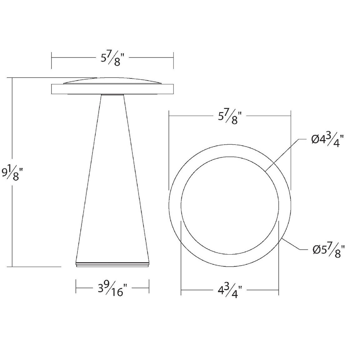 Cute 8.94 inch 7 watt Titanium Task Lamp Portable Light