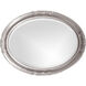Queen Ann 33 X 25 inch Glossy Nickel Wall Mirror