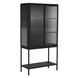 Zane Matte Black Cabinet