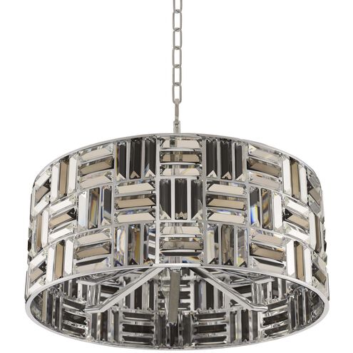 Modello 6 Light 23 inch Chrome Foyer Light Ceiling Light